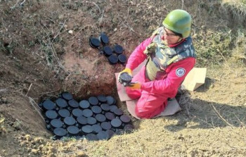 Vətən Müharibəsi başlayandan indiyədək aşkarlanan piyada əleyhinə minaların SAYI